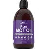 KetosourceÂ® Pure MCT Oil | High Purity Source of Ketone-Boosting C8 & C10 MCTs | Supports Keto Nutrition & Fasting | Vegan Safe & Gluten Free | 500ml Bottle