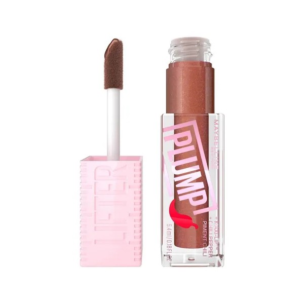 Maybelline Gloss Rellenador De Labios, Lifter Plump, Tono Cocoa Zing