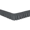KingLinen Twin/Full Wrap Around Elastic Easy Change Microfiber Ruffled Bed