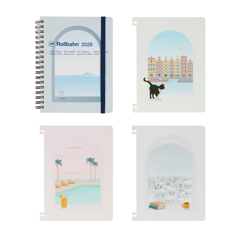 [Delphonics Notebook 2026 Version/Starts October 2025] Rollbahn Diary Trois L