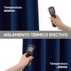 OSLIFE 2 Paneles Cortinas Blackout, Aislamiento Térmico para Sala/Recámara Ventana,Suave