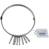 Nissa Chain Ring Keychain, 8 Rows No. 19