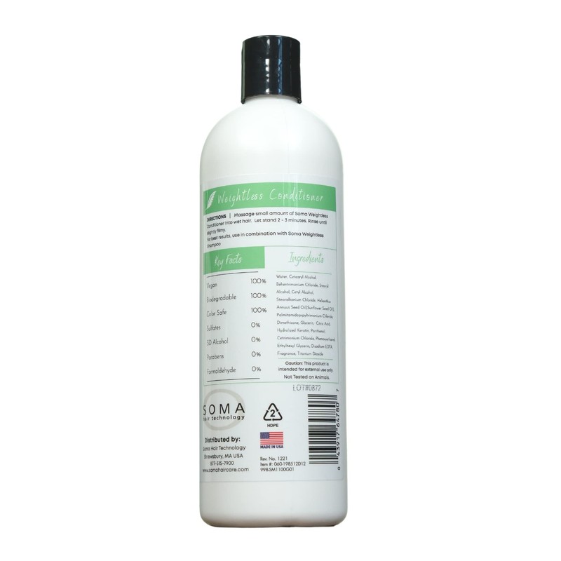 SOMA HAIR TECHNOLOGY Weightless Conditioner 16oz VEGAN from Soma [16