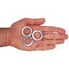 SKIR'CO Pack of 50 Galvanised DIN127 Spring Washers M20, Metal