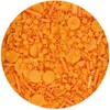 FunCakes Sprinkle Medley Orange, Arancione: Decorazioni di Zucchero, Sapore Delizioso,