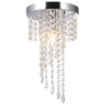 Crystal Flush Mount Chandelier Fixture Elegant Modern Ceiling Light Lamp