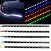 LED light 30cm strip 12v car decoration waterproof Auxiliary light yellow BL10089 100ea
