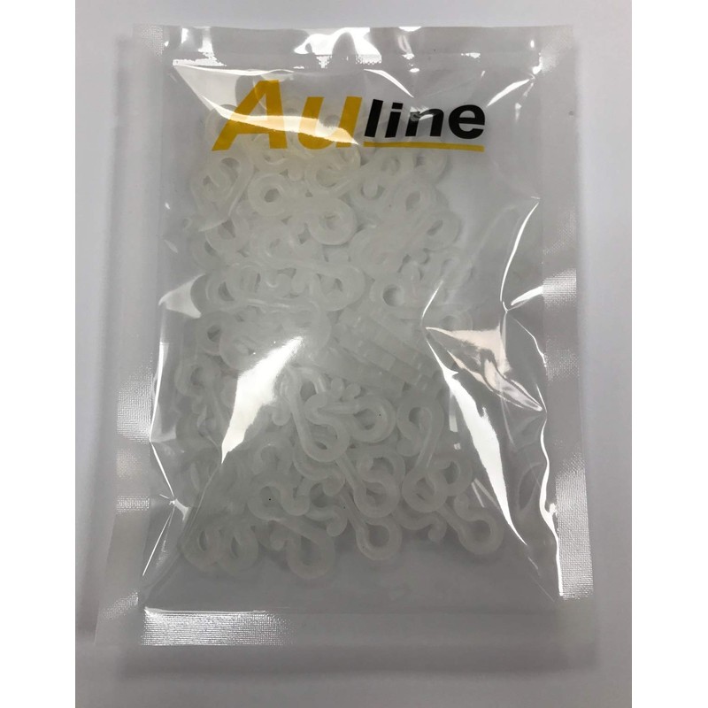 50 x Auline Gutter Hanging Hooks for Christmas Decoration Outside