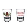 EOD x 4 shot glasses