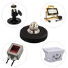 ULIBERMAGNET Neodymium Magnets, Scratch-Resistant with Rubber Coating and M6 Male