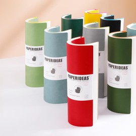 PAPERIDEAS Notebook B5 Soft Cover (Squared, Olive Green)