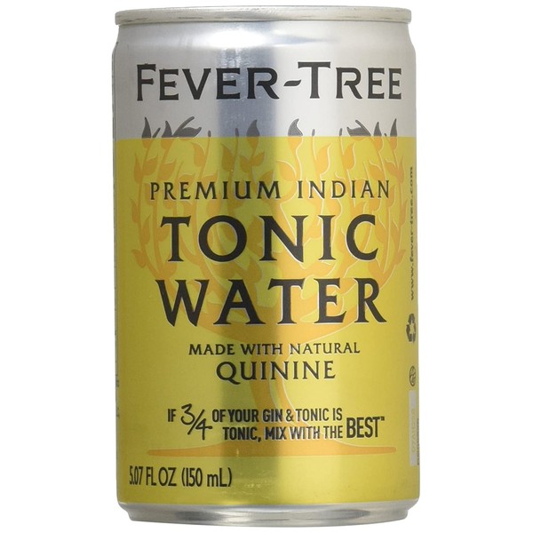 Fever-Tree Premium Indian Tonic Water, 5.07 Ounce Cans (Pack of 8)