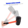 LALAFINA 1pc Rubber Mallet with Handle Nonslip Ergonomic Design Hammer