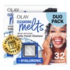 Olay Cleansing Melts + Hyaluronic Face Cleanser, Water-Activated Face Wash
