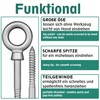 Eye Bolt with Wood Thread (Partial Thread) | Rustproof Stainless