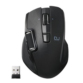 erekomu Wireless Mouse Dual Series 6 Button Hardware Macro With Side Wheel High Speed Scroll Ultimate Blue Sensor