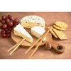 HIC Kitchen Toast Tong Set, Natural Bamboo, 4-Piece Set, Includes