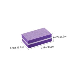 ORFOFE Sponge Nail File Block 50pcs Nail Buffering Files Fingernail Buffering Tools for Smooth