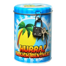 Money Box Donation Box Finally Retirees Metal