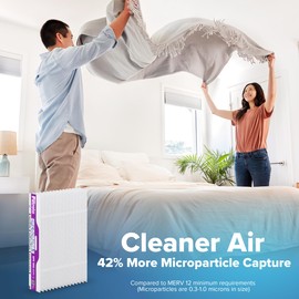 Filtrete 20x25x4 Refillable Air Filter Starter Kit, MPR 1550, MERV 12, 1 Reusable Air Filter Frame & 2 Air Filters, Fits Honeywell & Lennox, Allergen Bacteria & Virus, Actual size 19.88 x 24.62 x 4.25