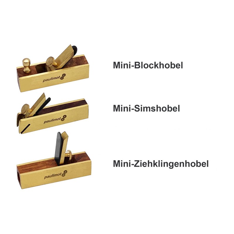 PAULIMOT Mini Hand Planer Set (3 Pieces)