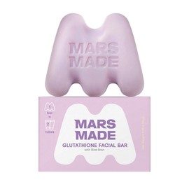Mars Made Barra facial de glutatión con salvado de arroz, barra de jabón suavizante e hidratante para todo tipo de piel, cuidado de la piel coreano vegano y apto para viajes (3.35 oz, 3.35 onzas)