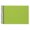 Spiral album BELLA VISTA uni 24/17 green with white pages