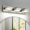 Joossnwell Brushed Nickel Vanity Lights for Bathroom Light Fixtures (3-Light,