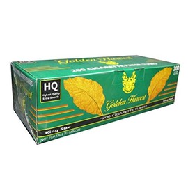 Golden Harvest - Tubos para filtro de cigarrillos, mentol, tamaño king (5 cajas/1000 tubos)