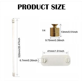 ThtRht Sports Camera Holder Flexible Arm Stand with 1/4 Threaded Non-Screw Gooseneck Mount Stander for Gopro Action Cameras DSLR Monitor Stroller Handlebar CCTV Webcam Video Light Tripod