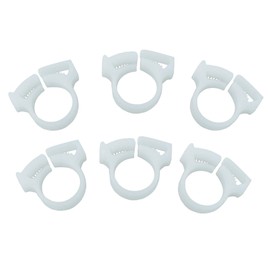 Sweep Hose Attachment Clamp B15 Replace Polaris 180 280 360 380 Pool Cleaner Sweep Hose Attachment Clamp B15 B-15 (6 Pack)
