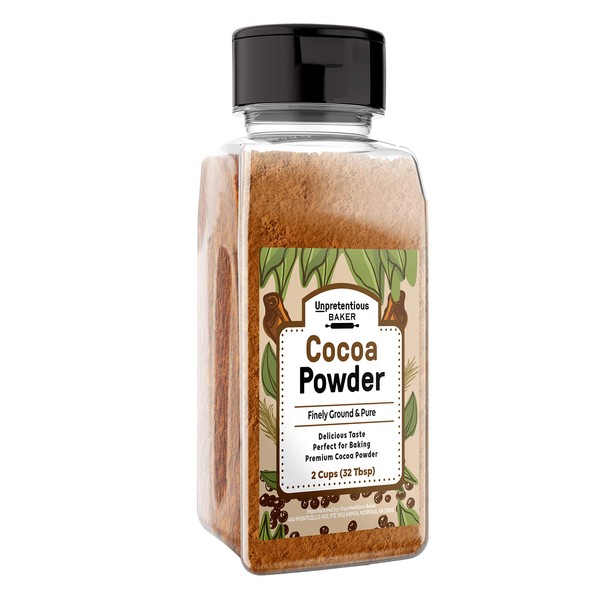 Cocoa Powder (2 Cups) Unsweetened Dutch Processed Cocoa, Natural