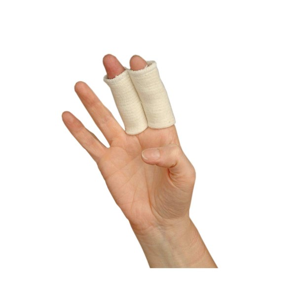 SuperBrace Bedford Buddy Finger Splint - Double Support for Fractures, Clamped, Swollen and Dislocated Fingers (L)
