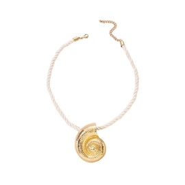 NicoLuLuna Ursula Necklace, Shellfish, Cosplay Accessory, Mermaid, Villain, Rope, Alloy, Iron