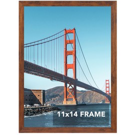 OMISHE 11x14 inch Picture Frame Bronze for Wall Hanging, 11 x 14 Frame Wall Gallery Photo Frame, Bronze
