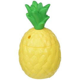 Rhode Island Novelty 8 Oz Pineapple Plastic Cups | Set of 12
