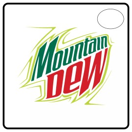 Soda, "Mountain Dew" Set of 2 stickers, decals for mobile vendors. 5"x5"