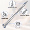 #8 Pocket Hole Screws 1-1/4 Inch, 640Pcs Coarse Thread Wood