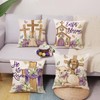Fjfz Easter Blessings Christian Decorative Throw Pillow Covers 18 x