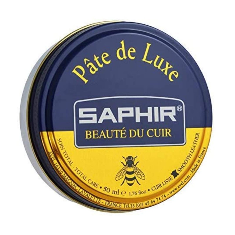 3 Pack Saphir Pate De Luxe Shoe Polish 50ml -