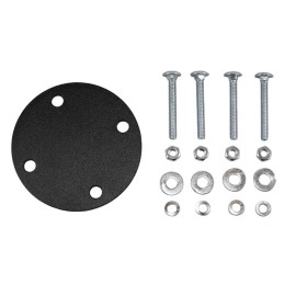 For Rotopax, For Yakima, For Gobi, For Voyager Back Mounting Plate for 1-1/2 Inch Rotopax Off-Road Tube Roof Rack Ladder