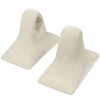 2 Pack Porcelain Towel Bar Rod Rack Post Holder Bracket
