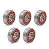 sourcingmap 5pcs 6200RS 10 x 30 x 9mm Double Sealed