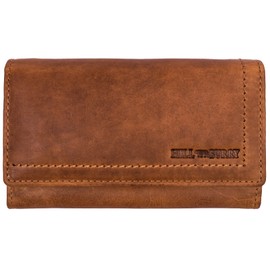 Hill Burry Women's Leather Purse | Genuine Leather Wallet Women with RFID Protection - High-Quality Wallet Made of Genuine Leather | Soft Vintage Women's Wallet with Card Slots, Brown (1), coin purse