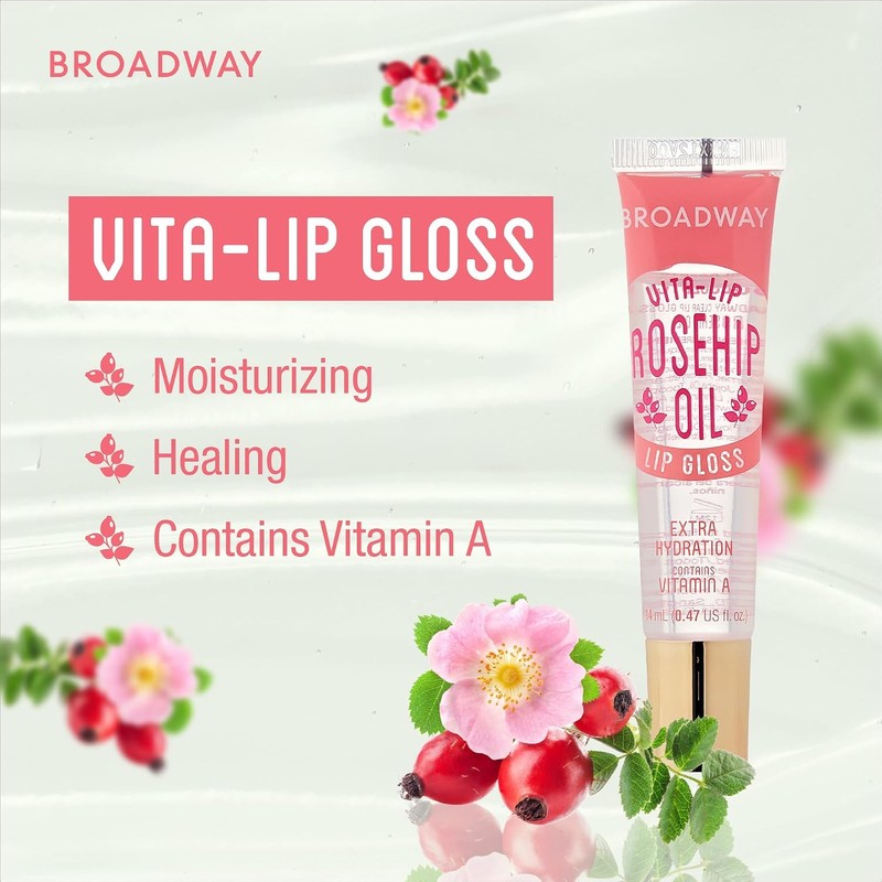 Kiss Broadway - Paquete de 6 brillos de labios transparentes