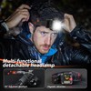 Headlamp Rechargeable 4Pack, 3000 Lumen Ultra-Light Bright Headlamp Flashlight, Clip-on