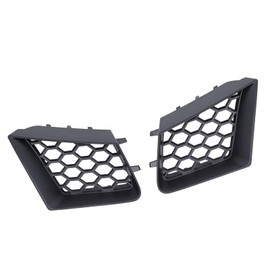 Radiator Grille for Seat, Cordoba 6L 2002-2009 Accessories, Pack of 2, Bumper Front Kidney Grille, Front Grill Modified Grill Kidney Double Bridge Black