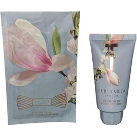 Ted B, In Shower Body Lotion 50 Ml Travel Size And Moisturising Sheet Mask 25g