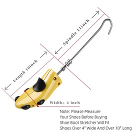 HUOZHIHUN Shoe Boot Stretcher Men Women,2Pack Adjustable Shoe Boot Stretchers Stretch Width for Men's/Women's Wide Feet, Shoe Boot Expander for Men's Size 8.5-13/Women's Size 10-14.5
