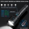 Super Bright LED Flashlight 1800000 High Lumens, Rechargeable Handheld Flashlights
